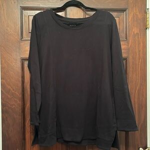 Chico’s Pima Cotton Tunic Black sz 2 or Large
